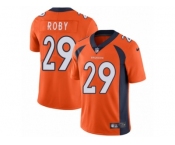 Youth Nike Denver Broncos #29 Bradley Roby Vapor Untouchable Limited Orange Team Color NFL Jersey
