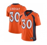 Youth Nike Denver Broncos #30 Phillip Lindsay Orange Team Color Vapor Untouchable Limited Player NFL Jersey