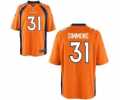 Youth Nike Denver Broncos #31 Justin Simmons Orange Team Color NFL Jersey