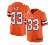Youth Nike Denver Broncos #33 Shiloh Keo Limited Orange Rush NFL Jersey