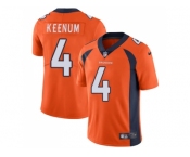 Youth Nike Denver Broncos #4 Case Keenum Orange Team Color Stitched NFL Vapor Untouchable Limited Jersey