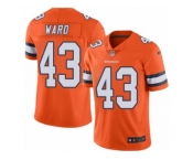 Youth Nike Denver Broncos #43 T.J. Ward Limited Orange Rush NFL Jersey