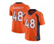 Youth Nike Denver Broncos #48 Shaquil Barrett Vapor Untouchable Limited Orange Team Color NFL Jersey