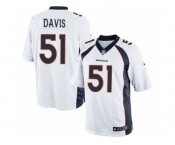 Youth Nike Denver Broncos #51 Todd Davis Limited White NFL Jersey