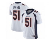 Youth Nike Denver Broncos #51 Todd Davis Vapor Untouchable Limited White NFL Jersey