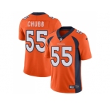 Youth Nike Denver Broncos #55 Bradley Chubb Orange Team Color Stitched NFL Vapor Untouchable Limited Jersey