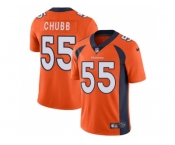 Youth Nike Denver Broncos #55 Bradley Chubb Orange Team Color Stitched NFL Vapor Untouchable Limited Jersey