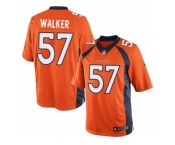Youth Nike Denver Broncos #57 Demarcus Walker Limited Orange Team Color NFL Jerseyy