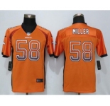 Youth Nike Denver Broncos #58 Von Miller Drift Fashion Orange Jersey