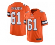 Youth Nike Denver Broncos #61 Matt Paradis Limited Orange Rush NFL Jersey