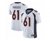 Youth Nike Denver Broncos #61 Matt Paradis Vapor Untouchable Limited White NFL Jersey