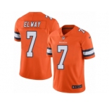 Youth Nike Denver Broncos #7 John Elway Limited Orange Rush NFL Jersey