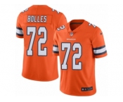 Youth Nike Denver Broncos #72 Garett Bolles Limited Orange Rush NFL Jersey