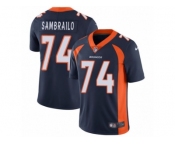 Youth Nike Denver Broncos #74 Ty Sambrailo Vapor Untouchable Limited Navy Blue Alternate NFL Jersey