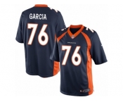 Youth Nike Denver Broncos #76 Max Garcia Limited Navy Blue Alternate NFL Jersey
