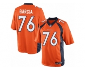 Youth Nike Denver Broncos #76 Max Garcia Limited Orange Team Color NFL Jersey