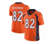 Youth Nike Denver Broncos #82 Jeff Heuerman Vapor Untouchable Limited Orange Team Color NFL Jersey