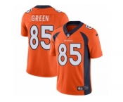 Youth Nike Denver Broncos #85 Virgil Green Vapor Untouchable Limited Orange Team Color NFL Jersey