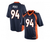 Youth Nike Denver Broncos #94 Domata Peko Limited Navy Blue Alternate NFL Jersey