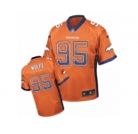 Youth Nike Denver Broncos #95 Derek Wolfe Limited Orange Drift Fashion NFL Jersey