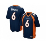 Youth Nike Denver Broncoss #6 Mark Sanchez Blue Alternate Stitched NFL New Elite Jersey