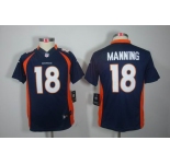 nike youth nfl jerseys denver broncos #18 manning blue[nike limited]