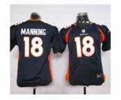 nike youth nfl jerseys denver broncos #18 manning blue[nike]