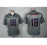 nike youth nfl jerseys denver broncos #18 manning grey[Elite shadow]