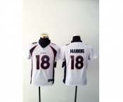 nike youth nfl jerseys denver broncos #18 manning white[new nike]