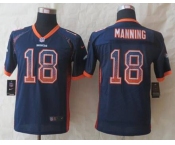 nike youth nfl jerseys denver broncos #18 peyton manning blue[Elite drift fashion]