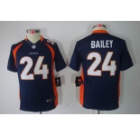 nike youth nfl jerseys denver broncos #24 bailey blue[nike limited]