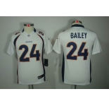 nike youth nfl jerseys denver broncos #24 bailey white[nike limited]
