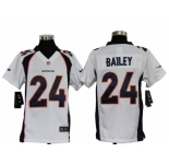 nike youth nfl jerseys denver broncos #24 bailey white[nike]
