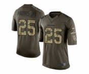 nike youth nfl jerseys denver broncos #25 harris jr army green[nike Limited Salute To Service]