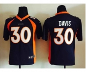 nike youth nfl jerseys denver broncos #30 davis blue[nike]
