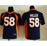 nike youth nfl jerseys denver broncos #58 miller blue[new nike]