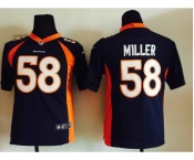 nike youth nfl jerseys denver broncos #58 miller blue[new nike]
