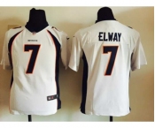 nike youth nfl jerseys denver broncos #7 elway white[new nike]