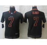 nike youth nfl jerseys denver broncos #7 john elway black[nike lights out]
