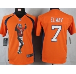 nike youth nfl jerseys denver broncos #7 john elway orange[portrait fashion]