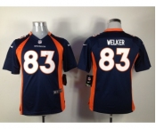 nike youth nfl jerseys denver broncos #83 welker blue[nike]