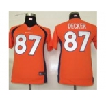 nike youth nfl jerseys denver broncos #87 eric decker orange[nike]