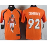 nike youth nfl jerseys denver broncos #92 dumervil orange[portrait fashion]