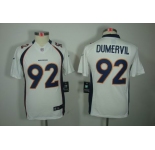 nike youth nfl jerseys denver broncos #92 dumervil white[nike limited]