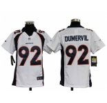nike youth nfl jerseys denver broncos #92 dumervil white[nike]