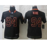 nike youth nfl jerseys denver broncos #94 ware black[nike lights out]