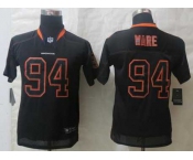 nike youth nfl jerseys denver broncos #94 ware black[nike lights out]