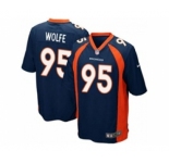 nike youth nfl jerseys denver broncos #95 wolfe blue[nike]