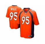nike youth nfl jerseys denver broncos #95 wolfe orange[nike]