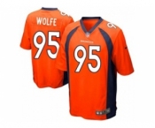 nike youth nfl jerseys denver broncos #95 wolfe orange[nike]